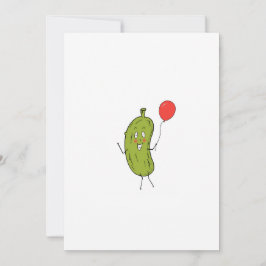 Invitación Dulce pepino verde