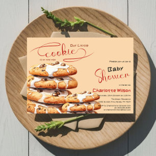 Invitación Dulce Pequeño Cumpleaños de Galletas