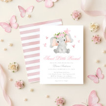 Dulce pequeño elefante de maní Elegante Baby Showe