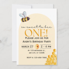 Invitación Dulce por ser uno, Baby Shower