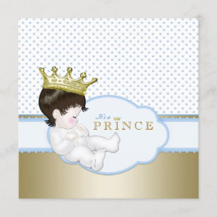 Invitación Dulce Príncipe Baby Shower