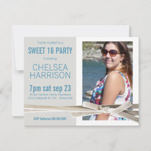 Invitación Dulce recién hecha fiesta de cumpleaños de foto