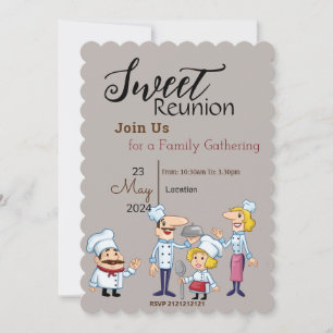 Invitación Dulce Reunión