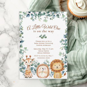 Invitación Dulce Salvaje Cumpleaños Niño Niña Shower Bebé
