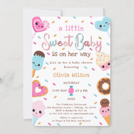 Invitación Dulce tierra de vándalos aspersando Baby Shower