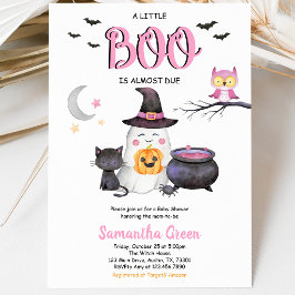 Invitación Dulce Un Poco Boo Baby Shower