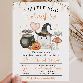 Invitación Dulce Un Poco Boo Baby Shower