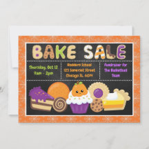 Dulce venta de horneados escolares de Halloween