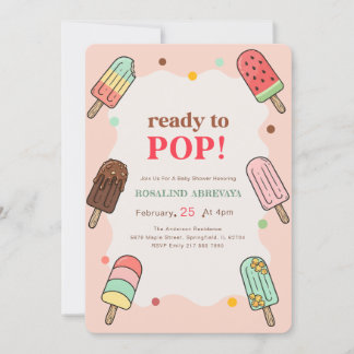 Invitación Dulce Verano Listo para Estallar Fiesta de Bebé de