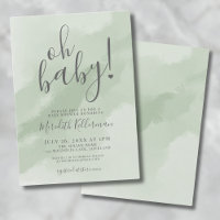 Dulce Verde Menta Oh Baby Shower