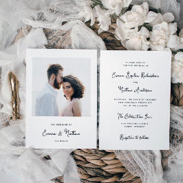 Invitación Dulce y caprichoso | Boda simple de fotos