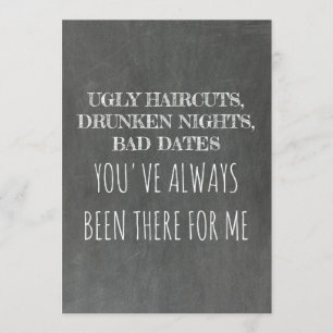 Invitación Dulce y divertida dama de honor / propuesta de don