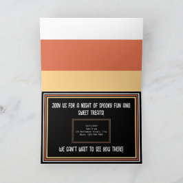 Invitación Dulce y Espeluznante