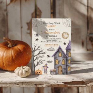 Invitación Dulce y espeluznante Bruja