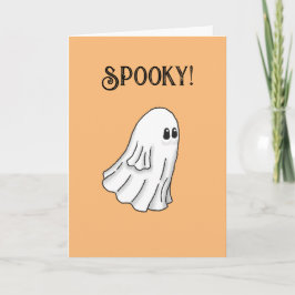 Invitación Dulce y espeluznante fantasma feliz Halloween