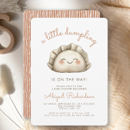 Invitación Dulce y Pequeño Bebe Shower de Albóndigas