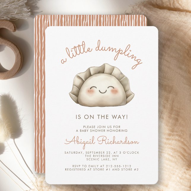 Invitación Dulce y Pequeño Bebe Shower de Albóndigas (Subido por el creador)