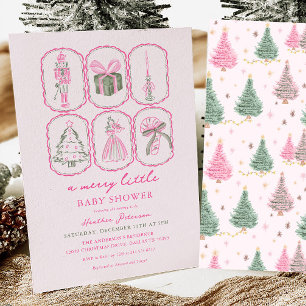 Invitación Dulcero Cascanueces Un Alegre Baby Shower