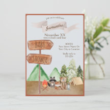 Dulces Animales del Bosque Campamento Shower de Be