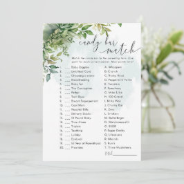 Invitación Dulces Bar de Juegos para Baby Shower con Tema de