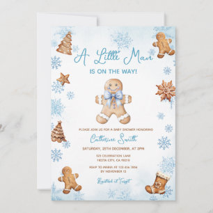 Invitación Dulces de copos de nieve de invierno para baby sho