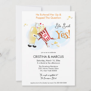 Invitación Dulces de Maíz para Fiesta de Parejas '¿Te casas c