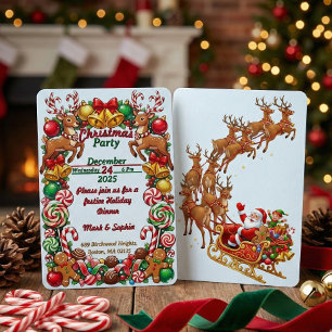 Invitación Dulces de Navidad