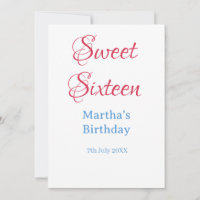 Dulces dieciséis nombre rosa fecha caligrafía boho