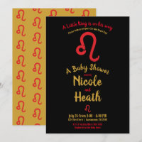 Dulces para Baby Shower de Leo Rojo de Julio y Ago