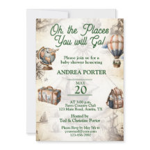 Dulces Sueños Fiesta de Baby Shower Tema de Viaje