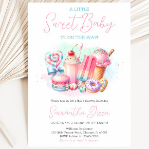 Invitación Dulces Tierras Dulces Baby Shower