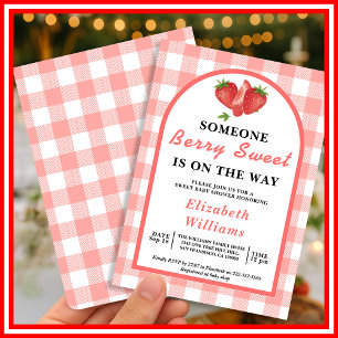 Invitación Dulzura de Frutas   Fresa