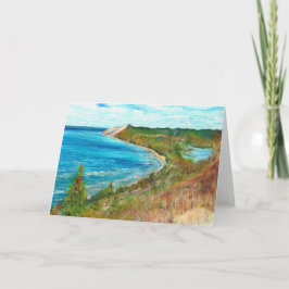 Invitación Dunas de oso durmiente Playa de Lakeshore Michigan