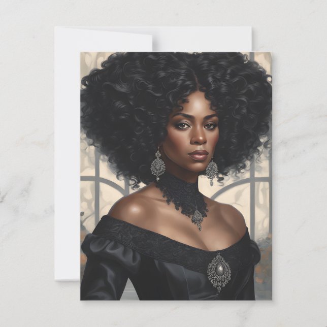 Invitación Duquesa africana (Anverso)