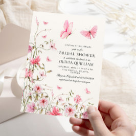 Invitación Duración de la ducha de las mariposas