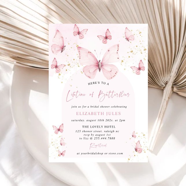 Invitación Duración de la ducha de novias de oro rosado en la (Subido por el creador)