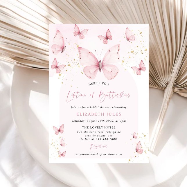 Invitación Duración de la ducha de novias de oro rosado en la (Subido por el creador)