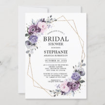 Duste Bazas Púrpura Geométricas Invita de ducha de