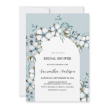 Duste Blue and white arch Bridal Shower