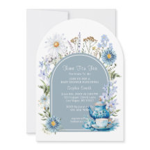 Duste Blue Time para Tea Boho Garden Baby Shower