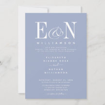 Duste Blue & White Elegant Wedding
