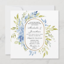 Dusty Blue Floral Greeneration Christian Boda