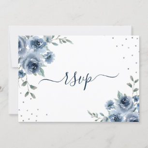 Invitación Dusty Blue Slate
