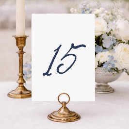 Invitación Dusty Blue Table 15 – French Stripe Wedding