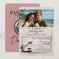 Dusty Rosa Boda de Pasaportes de República Dominic