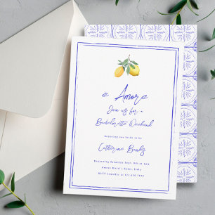 Invitación È Amore Fiesta Italiana de Bachelorette