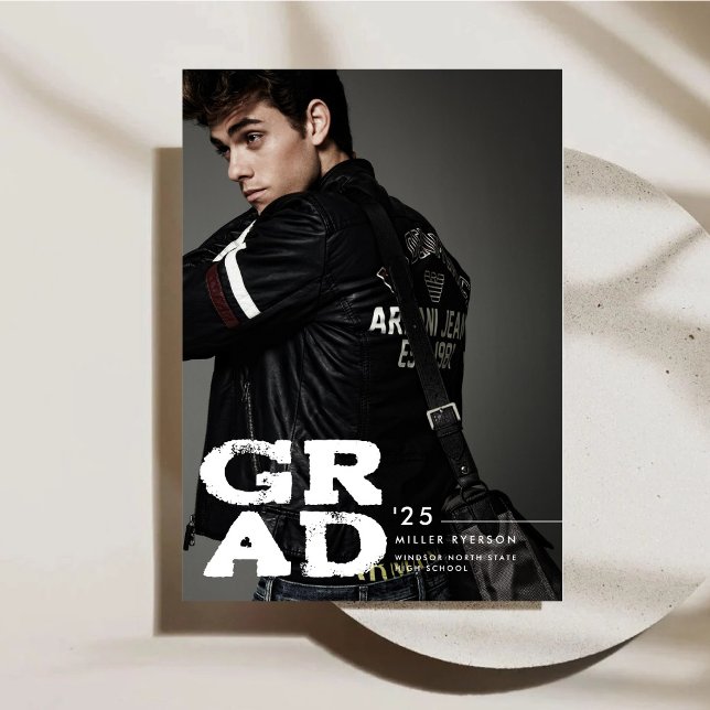 Invitación e invitación para graduación de fotos c (Subido por el creador)