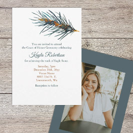 Invitación Eagle Scout, Court of Honor, Pine Needles