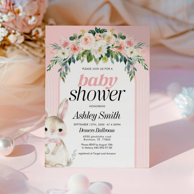 Invitación Easter Bunny Baby Shower (Subido por el creador)