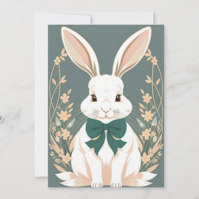 Invitación Easter Bunny Collection (Anverso)